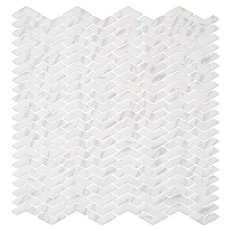 Andova Tiles ANDOVA TILES Sansill 0.5" x 1.5" Glass Herringbone Mosaic Tile ANDSAN220